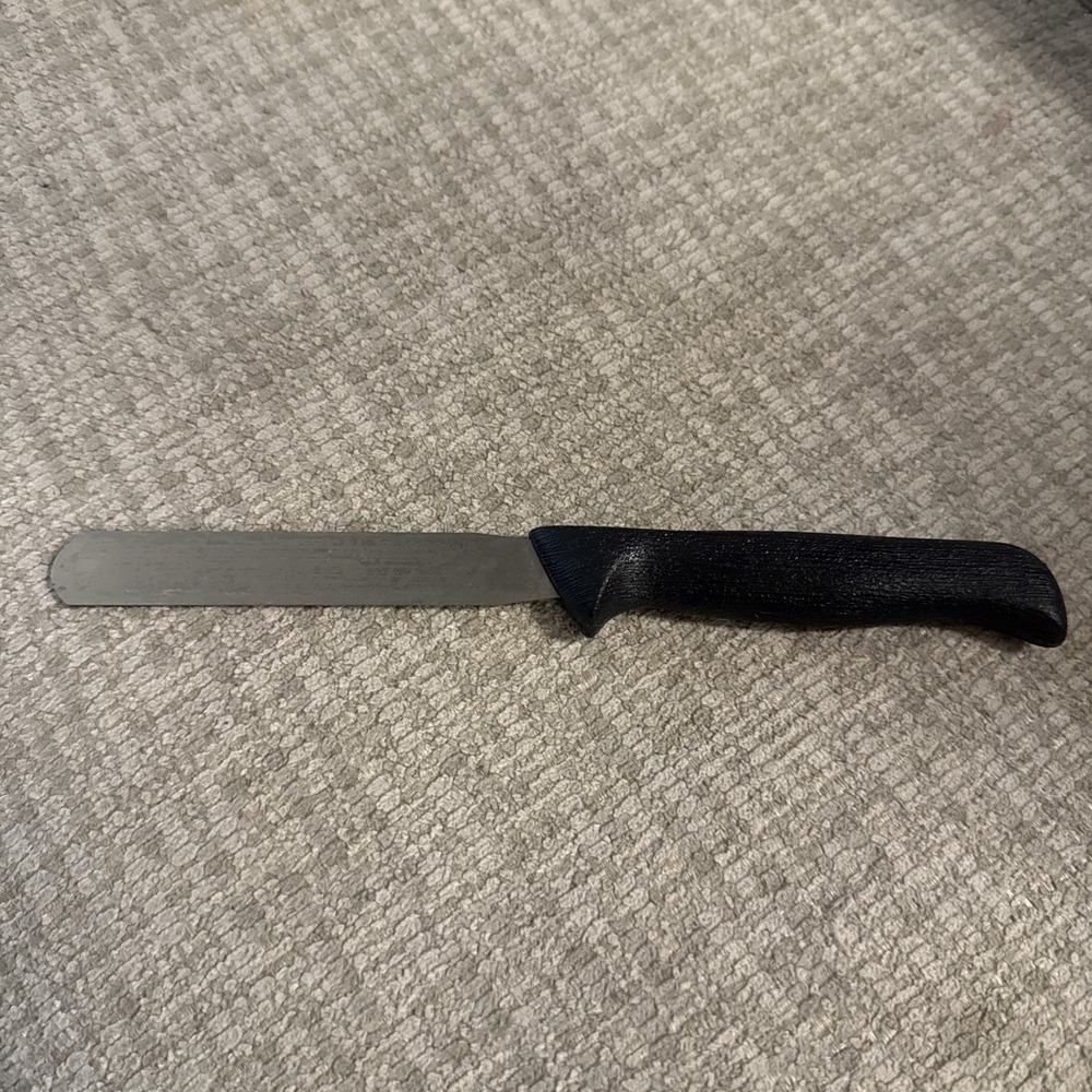 Ginsu 2000 Non Serrated Bagel Knife Black Plastic Handle-kitchen tool‎